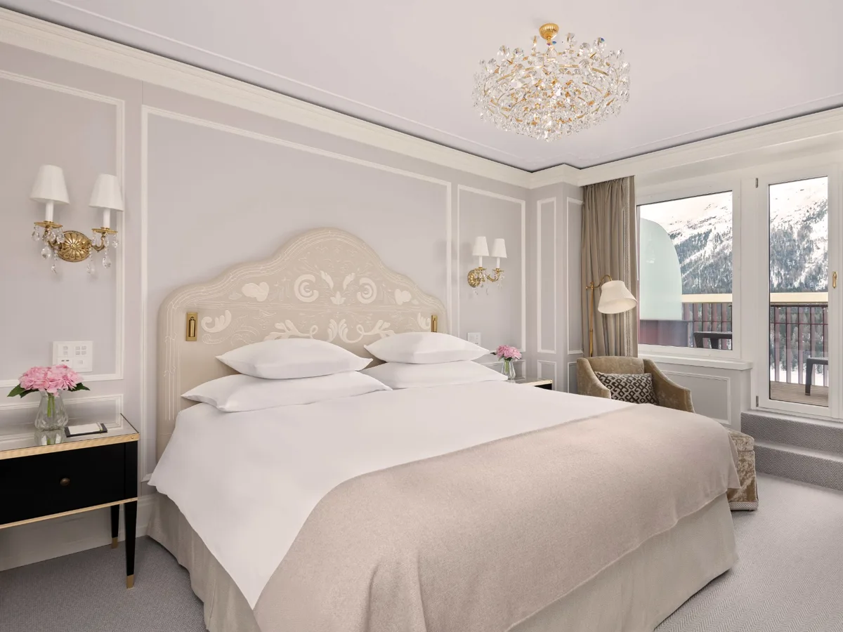badrutts palace suites palace suite bedroom