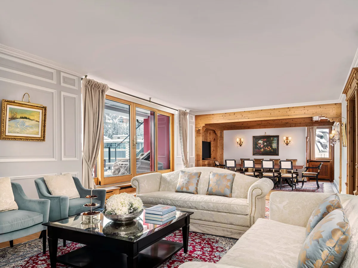badrutts palace suites tower penthouse apartment