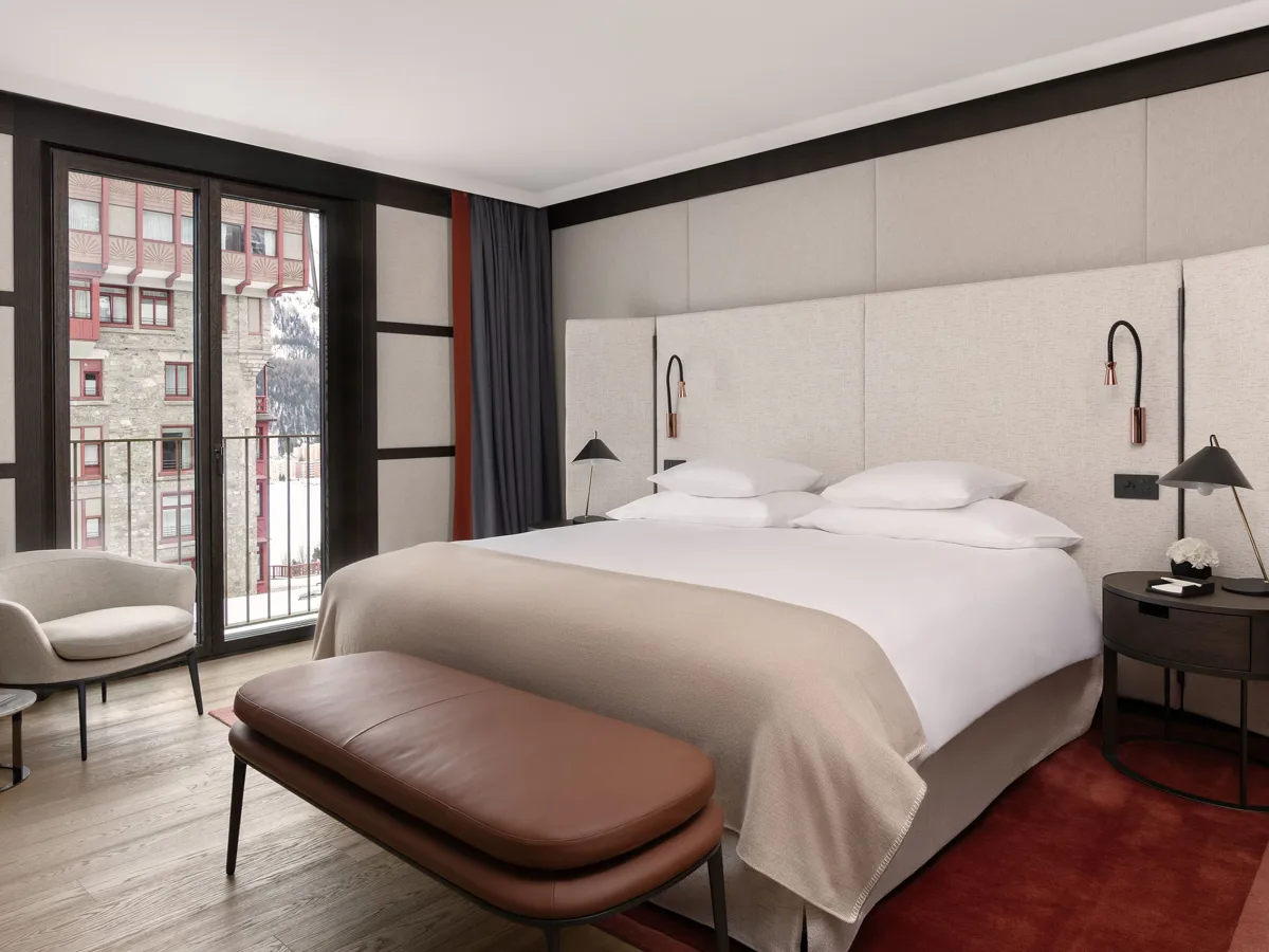 badrutts palace suites two bedroom suite bedroom