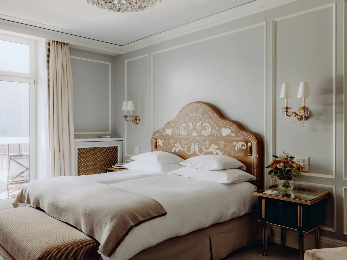 badrutts palace suites two bedroom st moritz suite bedroom